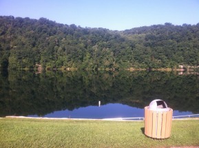 The lake in WV