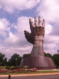 Creepy hands in Tulsa
